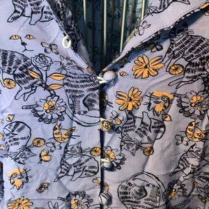 ModCloth Lavender Kitty Blouse